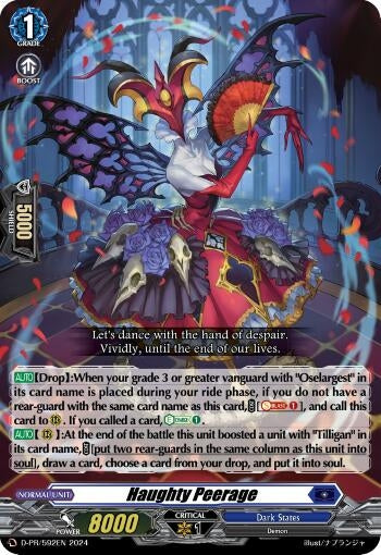 Image for Haughty Peerage - Cardfight Vanguard