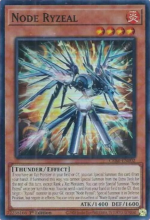 Image for Node Ryzeal (SR) (Crossover Breakers) (CRBR-EN002) - YuGiOh