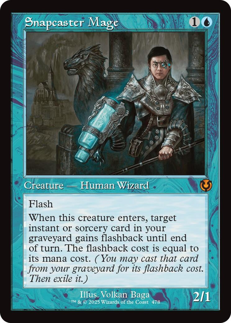 Image for Snapcaster Mage (Retro Frame) (Innistrad Remastered) (478) - Magic: The Gathering