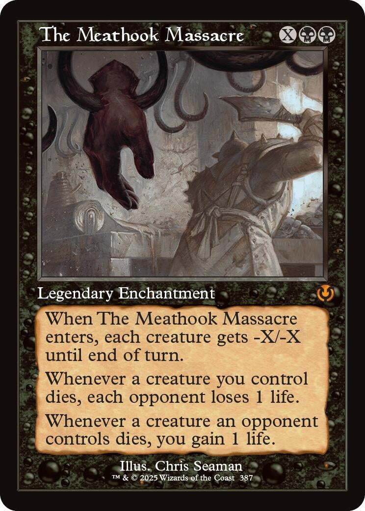 Image for The Meathook Massacre (Retro Frame) (Innistrad Remastered) (387) - Magic: The Gathering