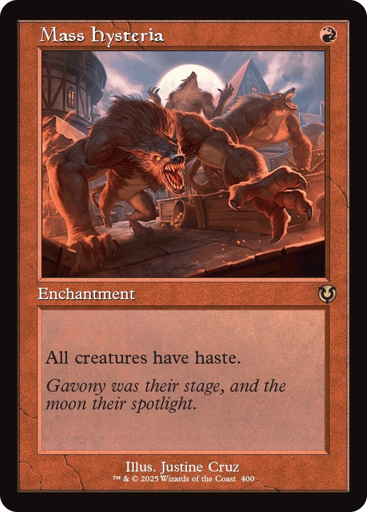 Image for Mass Hysteria (Retro Frame) (Innistrad Remastered) (400) - Magic: The Gathering