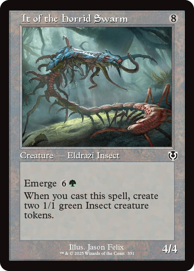 Image for It of the Horrid Swarm (Retro Frame) (Innistrad Remastered) (331) - Magic: The Gathering