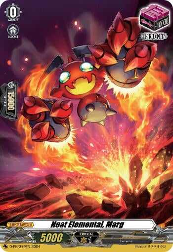 Image for Heat Elemental, Marg (D Promo Cards) (D-PR/379EN) - Cardfight Vanguard