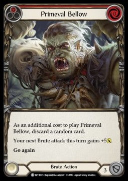 Primeval Bellow (Red) (Normal) - Welcome to Rathe - Unlimited (Common) [WTR-U-WTR035]