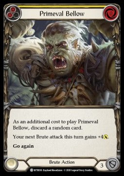 Primeval Bellow (Yellow) (Normal) - Welcome to Rathe - Unlimited (Common) [WTR-U-WTR036]