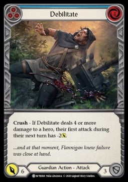 Debilitate (Blue) (Normal) - Welcome to Rathe - Unlimited (Common) [WTR-U-WTR068]