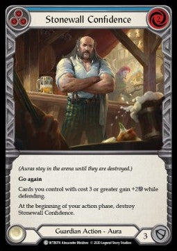 Stonewall Confidence (Blue) (Normal) - Welcome to Rathe - Unlimited (Common) [WTR-U-WTR074]