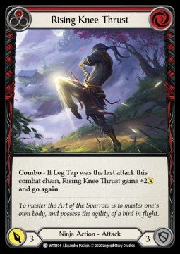 Rising Knee Thrust (Red) (Normal) - Welcome to Rathe - Unlimited (Common) [WTR-U-WTR104]