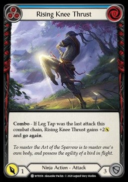 Rising Knee Thrust (Blue) (Normal) - Welcome to Rathe - Unlimited (Common) [WTR-U-WTR106]