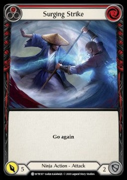 Surging Strike (Red) (Normal) - Welcome to Rathe - Unlimited (Common) [WTR-U-WTR107]