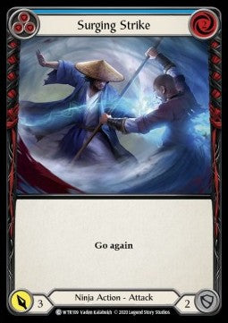 Surging Strike (Blue) (Normal) - Welcome to Rathe - Unlimited (Common) [WTR-U-WTR109]