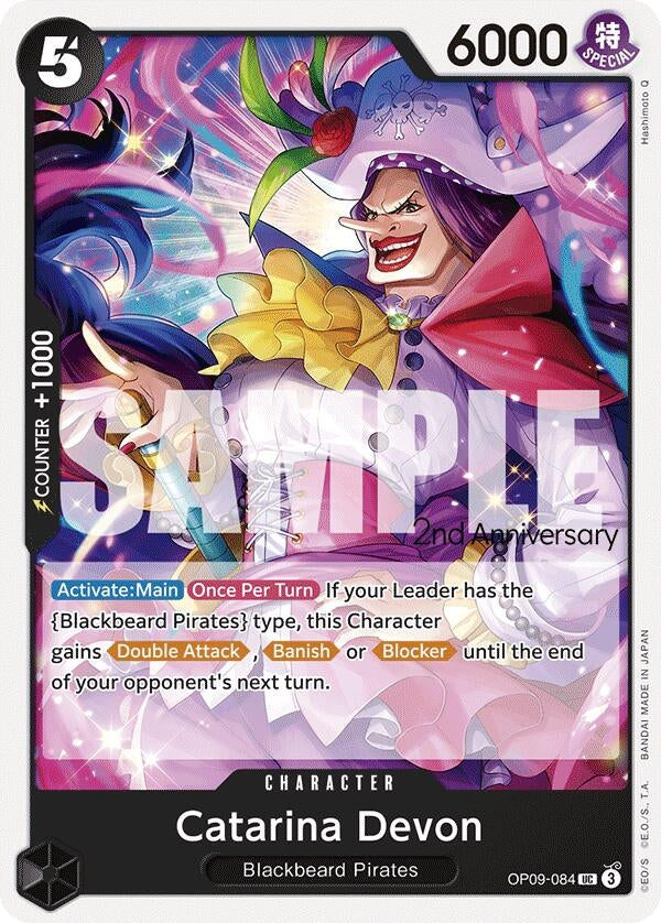 Image for Catarina Devon (Emperors in the New World: 2nd Anniversary Tournament Cards) (OP09-084) - One Piece Card Game