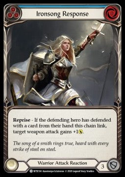 Ironsong Response (Blue) (Normal) - Welcome to Rathe - Unlimited (Common) [WTR-U-WTR134]