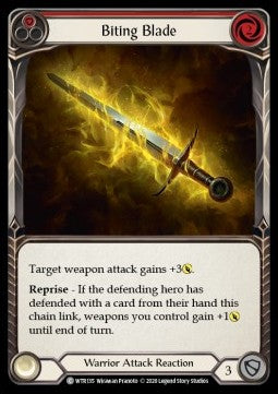 Biting Blade (Red) (Normal) - Welcome to Rathe - Unlimited (Common) [WTR-U-WTR135]