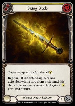 Biting Blade (Yellow) (Normal) - Welcome to Rathe - Unlimited (Common) [WTR-U-WTR136]
