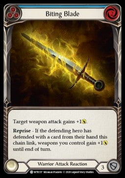 Biting Blade (Blue) (Normal) - Welcome to Rathe - Unlimited (Common) [WTR-U-WTR137]