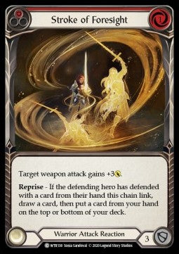 Stroke of Foresight (Red) (Normal) - Welcome to Rathe - Unlimited (Common) [WTR-U-WTR138]