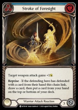 Stroke of Foresight (Blue) (Normal) - Welcome to Rathe - Unlimited (Common) [WTR-U-WTR140]