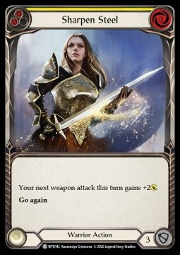 Sharpen Steel (Yellow) (Normal) - Welcome to Rathe - Unlimited (Common) [WTR-U-WTR142]