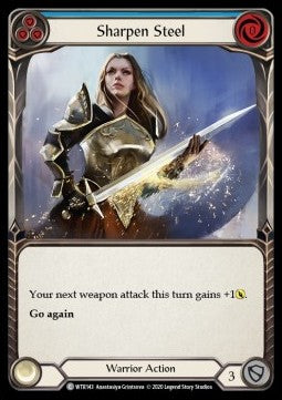 Sharpen Steel (Blue) (Normal) - Welcome to Rathe - Unlimited (Common) [WTR-U-WTR143]