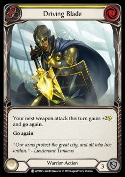 Driving Blade (Yellow) (Normal) - Welcome to Rathe - Unlimited (Common) [WTR-U-WTR145]