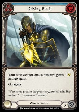 Driving Blade (Blue) (Normal) - Welcome to Rathe - Unlimited (Common) [WTR-U-WTR146]