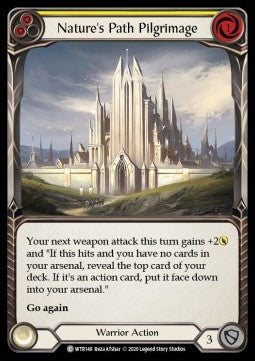 Nature's Path Pilgrimage (Yellow) (Normal) - Welcome to Rathe - Unlimited (Common) [WTR-U-WTR148]