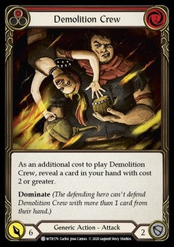 Demolition Crew (Red) (Normal) - Welcome to Rathe - Unlimited (Common) [WTR-U-WTR179]