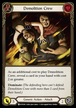 Demolition Crew (Yellow) (Normal) - Welcome to Rathe - Unlimited (Common) [WTR-U-WTR180]