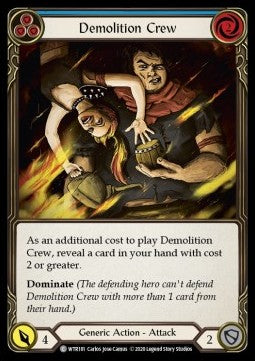 Demolition Crew (Blue) (Normal) - Welcome to Rathe - Unlimited (Common) [WTR-U-WTR181]