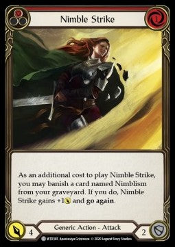 Nimble Strike (Red) (Normal) - Welcome to Rathe - Unlimited (Common) [WTR-U-WTR185]