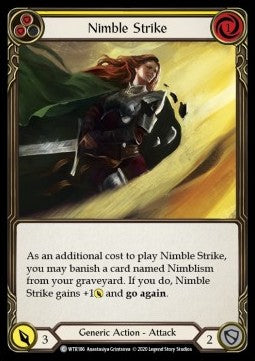 Nimble Strike (Yellow) (Normal) - Welcome to Rathe - Unlimited (Common) [WTR-U-WTR186]