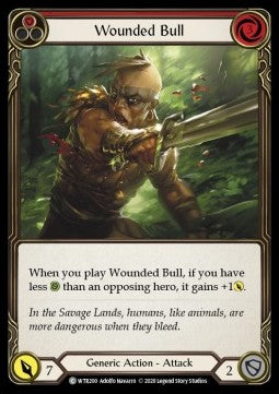 Wounded Bull (Red) (Normal) - Welcome to Rathe - Unlimited (Common) [WTR-U-WTR200]
