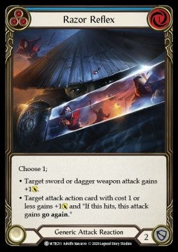 Razor Reflex (Blue) (Normal) - Welcome to Rathe - Unlimited (Common) [WTR-U-WTR211]