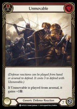 Unmovable (Red) (Normal) - Welcome to Rathe - Unlimited (Common) [WTR-U-WTR212]