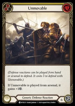 Unmovable (Yellow) (Normal) - Welcome to Rathe - Unlimited (Common) [WTR-U-WTR213]