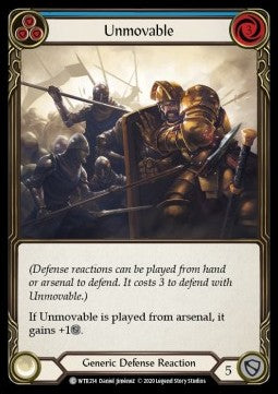 Unmovable (Blue) (Normal) - Welcome to Rathe - Unlimited (Common) [WTR-U-WTR214]