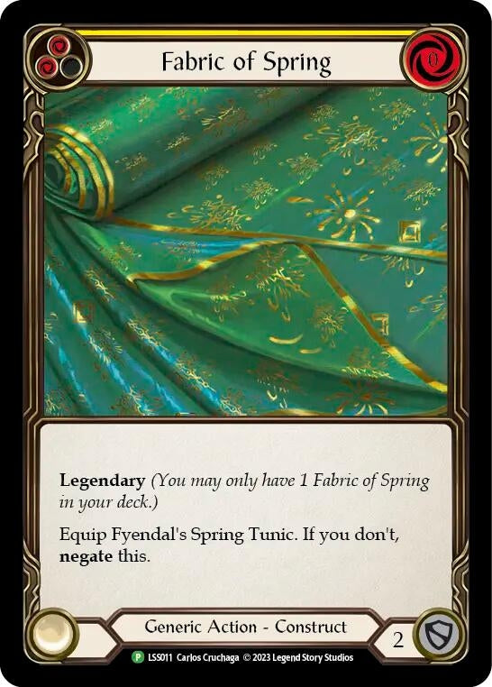 Image for Fabric of Spring // Fyendal's Spring Tunic - LSS011 (Flesh and Blood: Promo Cards) (LSS011) - Flesh and Blood TCG