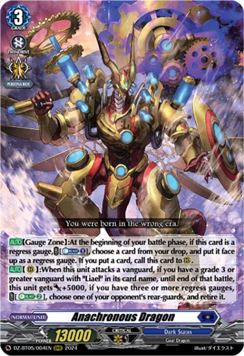 Image for Anachronous Dragon (DZ-BT05: Omniscient Awakening) (DZ-BT05/004EN) - Cardfight Vanguard