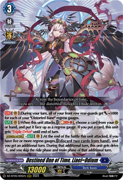 Image for Destined One of Time, Liael=Odium (DZ-BT05: Omniscient Awakening) (DZ-BT05/005EN) - Cardfight Vanguard