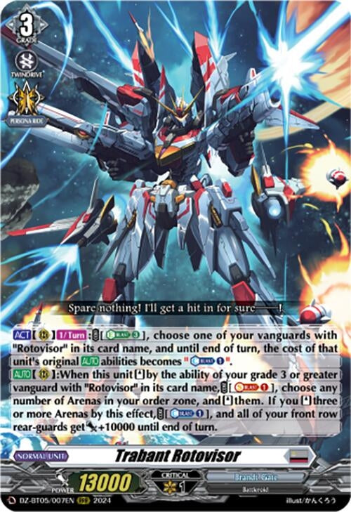 Image for Trabant Rotovisor (DZ-BT05: Omniscient Awakening) (DZ-BT05/007EN) - Cardfight Vanguard
