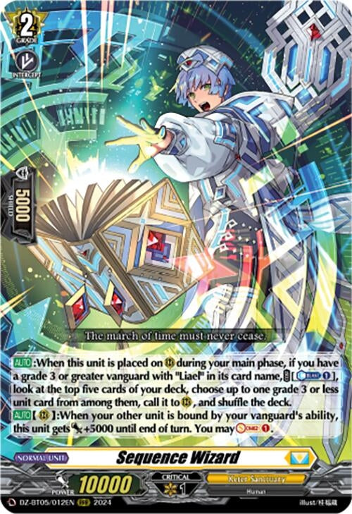 Image for Sequence Wizard (DZ-BT05: Omniscient Awakening) (DZ-BT05/012EN) - Cardfight Vanguard