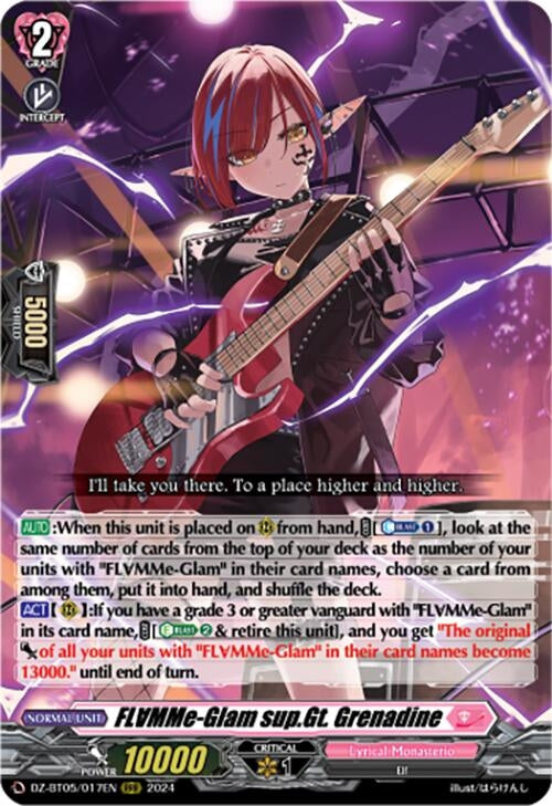 Image for FLMMe-Glam sup.Gt. Grenadine (DZ-BT05: Omniscient Awakening) (DZ-BT05/017EN) - Cardfight Vanguard