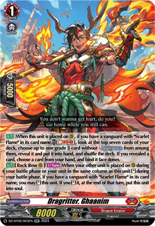 Image for Dragritter, Ghaanim (DZ-BT05: Omniscient Awakening) (DZ-BT05/023EN) - Cardfight Vanguard