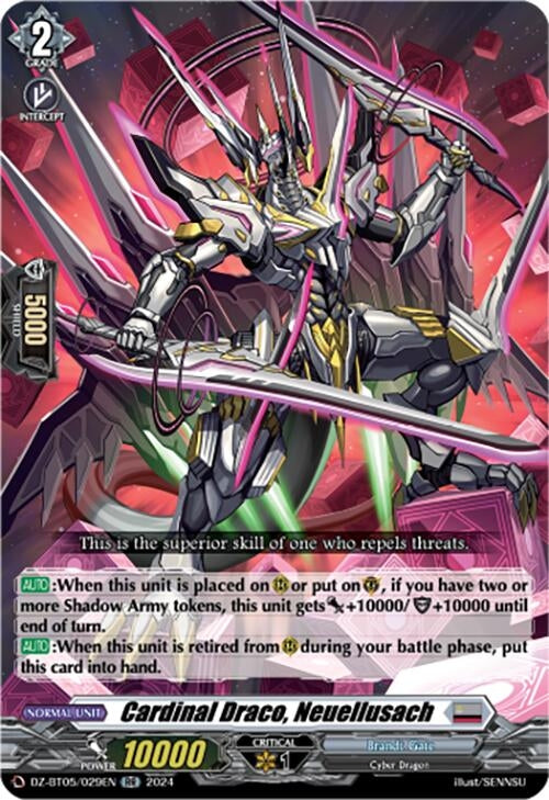 Image for Cardinal Draco, Neuellusach (DZ-BT05: Omniscient Awakening) (DZ-BT05/029EN) - Cardfight Vanguard