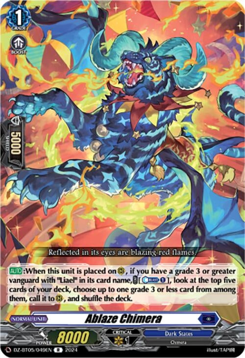 Image for Ablaze Chimera (DZ-BT05: Omniscient Awakening) (DZ-BT05/049EN) - Cardfight Vanguard