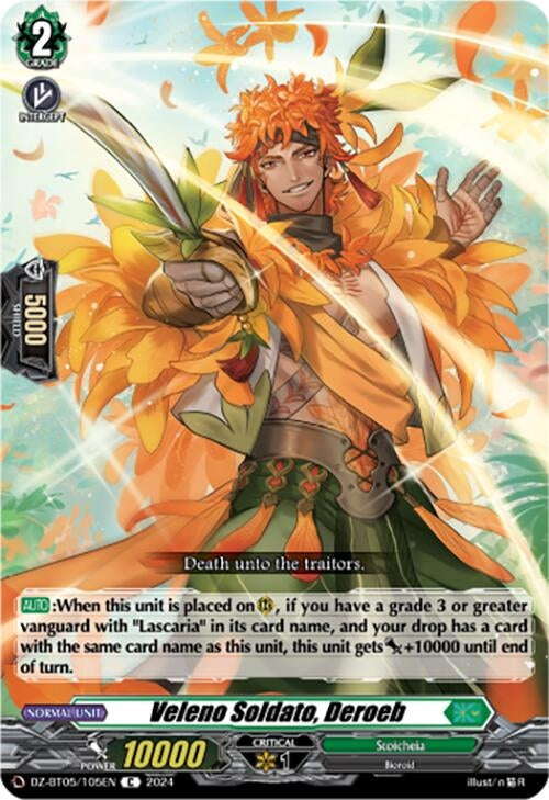 Image for Veleno Soldato, Deroeb (DZ-BT05: Omniscient Awakening) (DZ-BT05/105EN) - Cardfight Vanguard