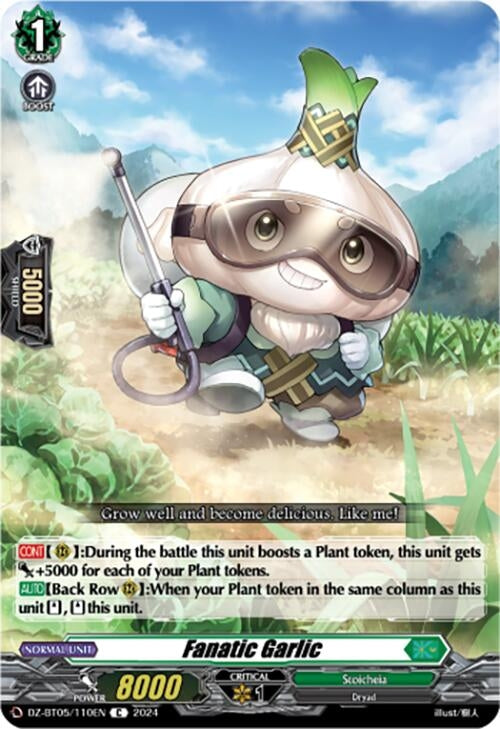 Image for Fanatic Garlic (DZ-BT05: Omniscient Awakening) (DZ-BT05/110EN) - Cardfight Vanguard