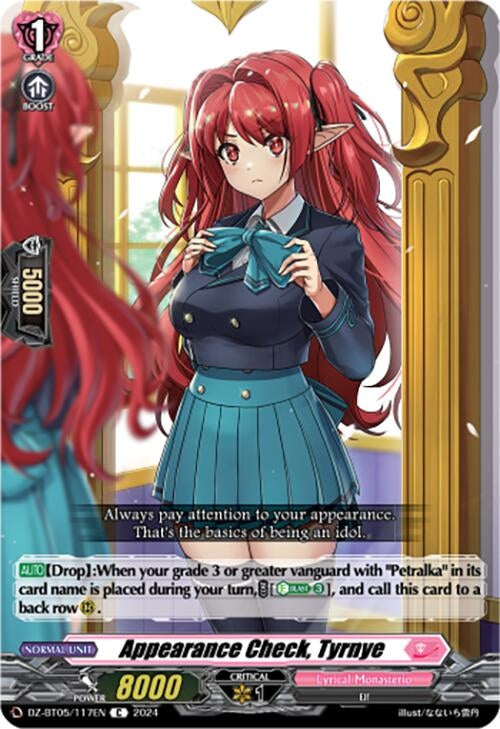 Image for Appearance Check, Tyrnye (DZ-BT05: Omniscient Awakening) (DZ-BT05/117EN) - Cardfight Vanguard