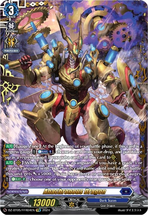 Image for Anachronous Dragon (FFR) (DZ-BT05: Omniscient Awakening) (DZ-BT05/FFR04EN) - Cardfight Vanguard